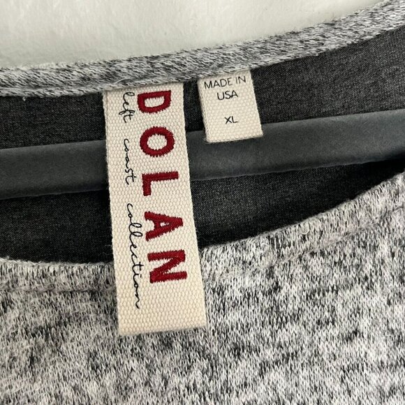 Dolan Left Coast Piper Flare Dress Heather Gray Long Sleeve Size XL‎ - Picture 6 of 12